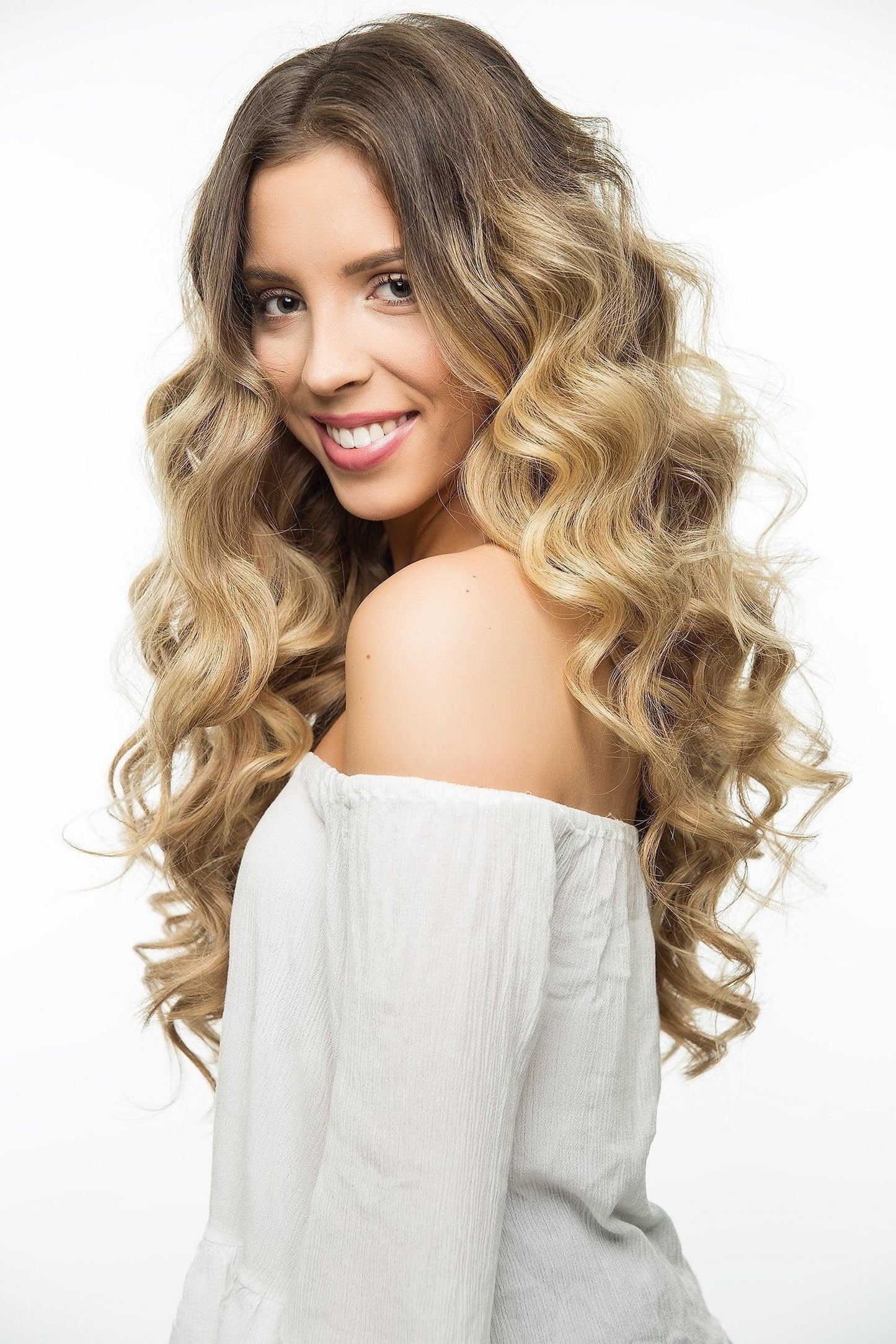 25mm Rose Gold Curling Iron (with-clamp)