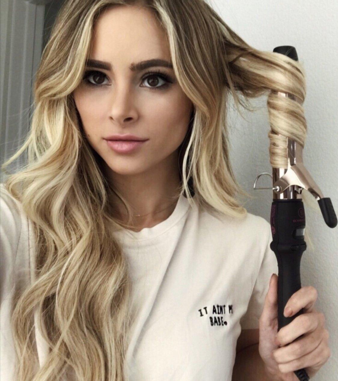 32mm Rose Gold Curling Iron (with-clamp)