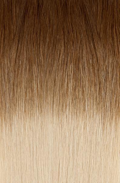 Ombre - Caramel Brown (#4) to Dirty Blonde (#19C) 16" Keratin  - FINAL SALE